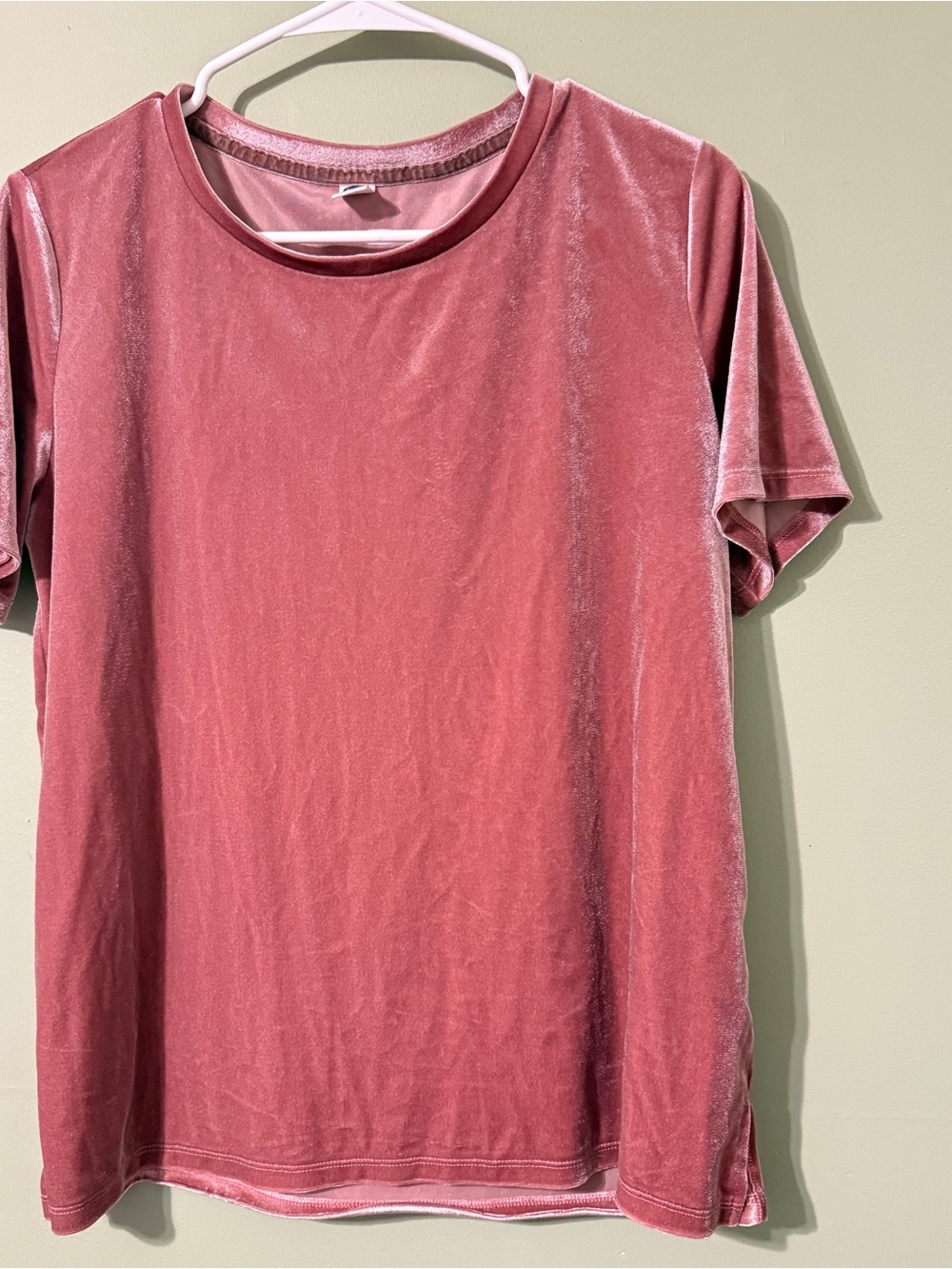 Old Navy Short-Sleeve Velvet Tee - Rose